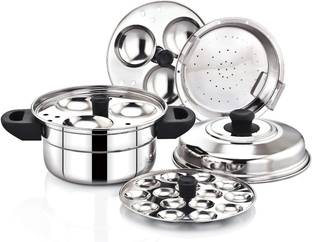 Blu Bel Baby Multi Idli Cooker Steamer Pot (4 Plates) Standard Idli Maker