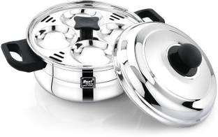Next Future Idli Maker Stainless Steel | 2 plates, 8 Idly | Idly Cooker Kitchen Accessories Induction & Standard Idli Maker