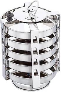 EMPHIRE Stainless steel Plate Idli/ Thatte/Dhokla Stand Size (6*5) Induction & Standard Idli Maker