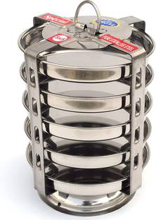 Pappa Idly Maker Stand of 5 Plates (7Inch) for Making Thattu idlis Standard Idli Maker