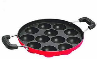 Masox Store Non Stick 12 Cavity Steamer Appam Momos Maker With Lids S-243 Aluminium Steamer