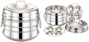 Flipkart SmartBuy Pannai Idly Cooker 13Idly 3 Plate Induction & Standard Idli Maker