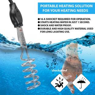 UGC Premium High Quality Shockproof 2000 W Shock Proof Immersion Heater Rod (water) 2000 W Shock Proof Immersion Heater Rod