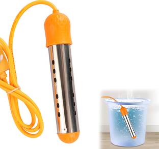 Wiska Mini Electric Water Heater Immersion Heating Rod Auto Cut Off for Home Bathroom 1250 W Immersion Heater Rod
