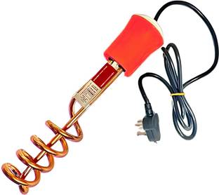 KAVYARA ® Water Heating Copper Immersion Rod - Fast Heating & Compact Design For Home 1500 W Shock Proof Immersion Heater Rod