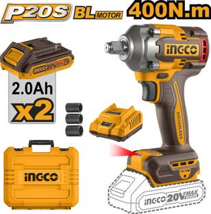 INGCO 20V Lithium-ion 400nm CIWLI2040 Cordless Impact Wrench