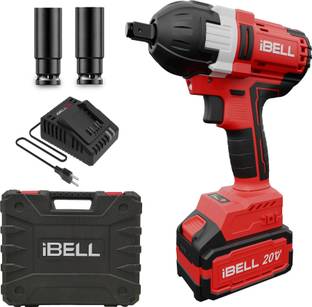 iBELL One Power Series BW 20-50 20V 1/2" 500Nm 4Ah Battery & Charger + BMC BOX Cordless Impact Wrench