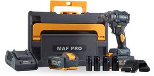 Maf Pro CIWLI4002 20V Li-ion Battery | 400Nm, 2200RPM | with Fast Charger & 4 Sockets | Cordless Impact Wrench