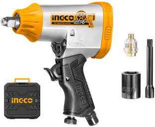 LOOKCHA Ingco Air Impact Wrench reverse/forward Speed with 10Pcs Socket Set Pneumatic Impact Wrench