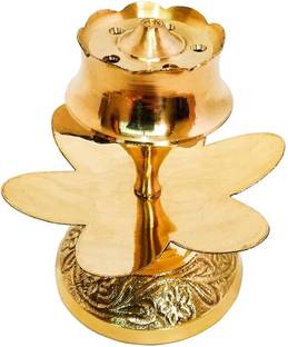 Saatvica Brass Incense Stick Holder, Agarbatti Stand Brass Incense Holder Brass Incense Holder