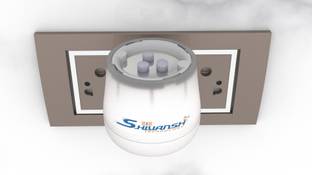 Shivansh Technology Camphor Aroma Oil Diffuser With White Light Night Lamp Pack Of 1 Plastic Incense Holder