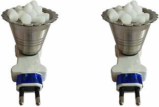 TRY ME Kapoor Dhup Dani Stand for Home Office Temple God Pooja Pack Of 2 Plastic Incense Holder Set