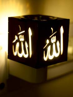 ISHANI ISHANI Premium Ceramic Glass or Wooden Multicolored Home Fragnance Lamp for Home Wooden Incense Holder