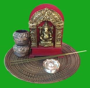 SujArta Agarbatti Stand / Incense Stick holder, Premium Silver Plated 2.5 inch SMALL Silver Plated Incense Holder