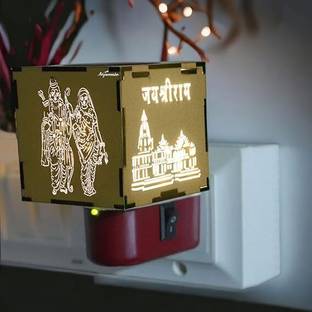 Ewings Wooden Ram Mandir Kapoor Dani Jay shree Ram ayodhya janam bhoomi Wooden Incense Holder