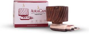 औराकैम Camphor Burner/Essential Oil Diffuser/Kapoor Diffuser/Electric Diffuser/ वुडेन धूप होल्डर