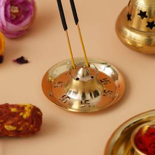 eCraftIndia Brass Incense Holder