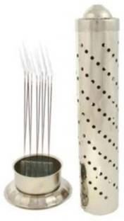 SwadesiBuyzzar Stainless Steel Agarbatti Stand Holder Stainless Steel Incense Holder