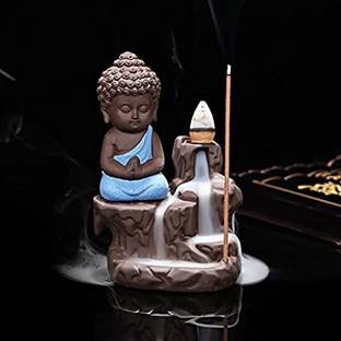 Shapefine Buddha smoke fountains positive energy items for home Polyresin Incense Holder