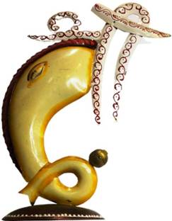 Vandana Collection Ganesh Agarbatti Stand Table Decor, Religious Iron Incense Holder