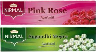 Shubhkart Nirmal Fresh Floral Eco Box Agarbatti Pink Rose & Sugandhi Mogra