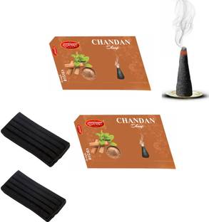 श्यामचरण Dhoop Non-Toxic Herbal Wet Dhoop Bati (10 Sticks in Each) अगरबत्ती