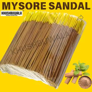 Khushbuwala 100 % Charcoal free Chandan Agarbatti 400g – High-Quality Incense Sticks Chandan, Divine Fragrance, 370 GRAMS net