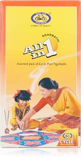 Cycle All in One Agarbathi Sandalwood, Guggal, Woody, Earthy, Amber, Floral