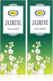 Cycle Pure Bambooless Solid Dhoop Sticks with Free Holder | Jasmine Fragrance |