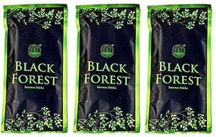 Forest Fragrance BLACK FOREST Premium INCENSE Sticks Pack of 3 FLORAL