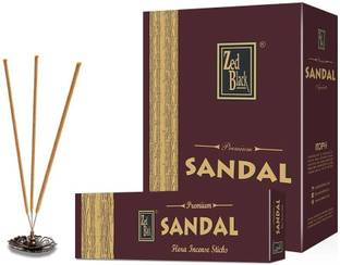 जेड ब्लैक प्रीमियम सैंडल अगरबत्ती हर दिन उपयोग के लिए लंबे समय तक चलने वाली रिफ्रेशिंग और एन्थ्रालिंग अगरबत्ती सेंट स्टिक्स एग्जीक्यूटिव पैक (12 का पैक) सैंडल अगरबत्ती