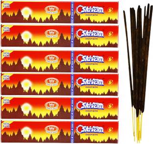 RONAK Box Pack of 6 (10 Stick Per Pack) Panchavati Shivam Agarbatti Incense Sticks Scented