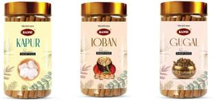 BANSI Gugal, Loban & Kapur Dhoop Sticks - Remarkable Fragrance (100g) Guggal, Camphor, Loban