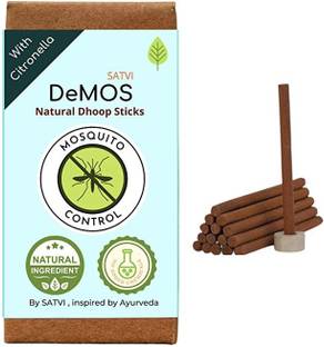 Satvi Wellness Demos - Citronella | Demos Mosquito Control Dhoop Sticks / Herbal Mosquito Control Dhoop Sticks