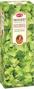 Hem Precious Patchouli Incense Sticks(9.3 cm X 6.0 cm X 25.5cm, Black) Precious Patchouli