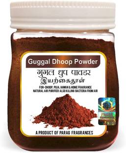 Parag Fragrances Guggal Dhoop Powder for Pooja, Hawan, Home Fragrance Natural and Long Lasting Fragrance