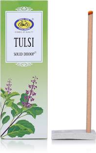 Cycle Pure Tulsi Bambooless Dhoop Stick, 6 Inch, 50 Sticks Pack | Tulsi Fragrance