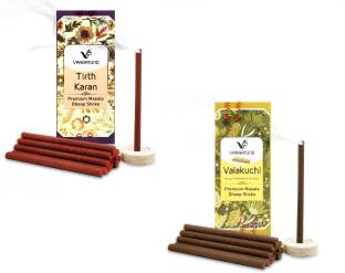 Uniqon HRW0342-011 Pack of 2 (18 Sticks Per Box) Premium Masala Dhoop Incense Sticks Scented