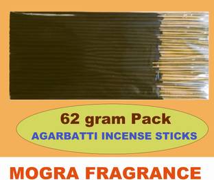 RPN Incense sticks for temple puja. Mogra agarbatti | Floral Fragrance for Pooja, Havan, Divine & Special Puja Experience, | (62 gram)