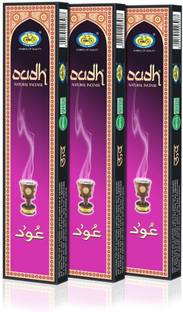 Cycle Pure Oudh Natural Incense Sticks with Sandal, Spicy and Woody Fragrance