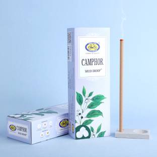 Cycle Pure Camphor Bambooless Dhoop Stick, 6 Inch, 50 Sticks Pack | Camphor Fragrance