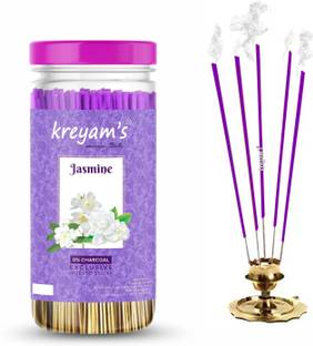 Kreyam's Jasmine Agarbatti Incense Sticks 400Gm Jasmine