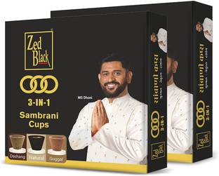 Zed Black 3-IN-1 Sambrani CupS 3IN1