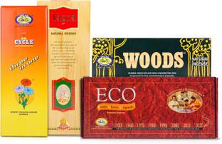 Cycle Combo Pack of Eco, Woods, Yagna, Three In One Agarbatti