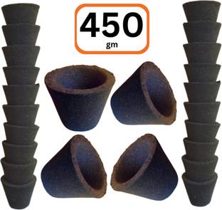 Gaumayam Empty Charcoal Cups 450 gm Dhoop Cups Sambrani/Loban/Guggal/Camphor/Hawansamgri natural herbs