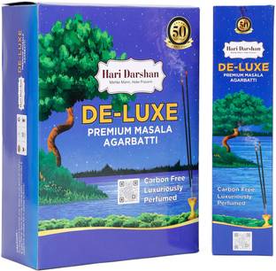 Hari Darshan Deluxe Premium Masala Agarbatti - (Pack of 12, 25g Each) Perfumed