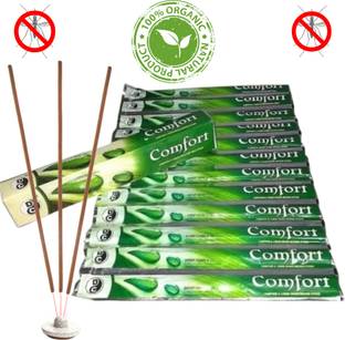 Flipkart SmartBuy Comfort Mosquito Repellent 120 Herbal Incense Sticks Mosquito killer Machhar Agarbatti for indoor, Mosquito net bat incense sticks, Citronella, Lemongrass