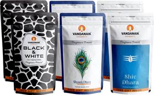 Vandanam BLACK & WHITE, SHIV DHARA & SHYAM DHUN SUPER ZIPPER COMBO, 2 PIECES EACH, FANCY