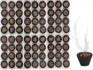AyodhyaVasi 72 Cups Pure Loban Sambrani Dhoop l Sambrani Cups with l Pack of 6 Tray Loban 72