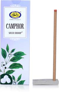 Cycle Pure Camphor Bambooless Dhoop Stick, 6 Inch, 50 Sticks Pack | Camphor Fragrance